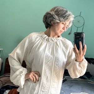 H&M poet shirt - size small